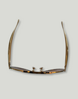 BOTTEGA VENETA Sardine Gold Aviator Sunglasses