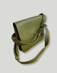 Jil Sander Olive Green Crossbody Bag Brand New With Tags 100% Leather