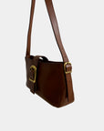 Rylan Baguette Bag in Cognac