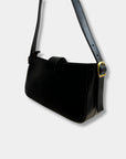 Rylan Baguette Bag in Black