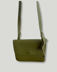 Jil Sander Olive Green Crossbody Bag Brand New With Tags 100% Leather