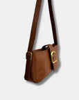 Rylan Baguette Bag in Cognac