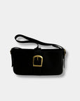 Rylan Baguette Bag in Black
