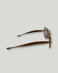 BOTTEGA VENETA Sardine Gold Aviator Sunglasses