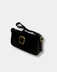Rylan Baguette Bag in Black