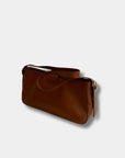 Rylan Baguette Bag in Cognac