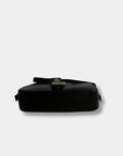 Rylan Baguette Bag in Black