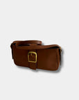 Rylan Baguette Bag in Cognac