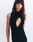 Auteur Lola Ribbed Cut Out Dress