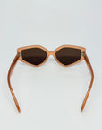 Celine Honey Brown CL4229F Geometric Sunglasses