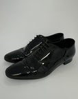 Saint Laurent Black Lace Up Oxford Shoe Size 40
