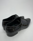 Saint Laurent Black Lace Up Oxford Shoe Size 40
