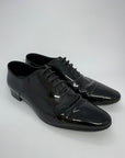 Saint Laurent Black Lace Up Oxford Shoe Size 40