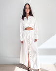 SIR. Ilkin Deconstructed Shirt Dress