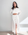 SIR. Ilkin Deconstructed Shirt Dress