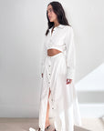 SIR. Ilkin Deconstructed Shirt Dress