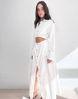 SIR. Ilkin Deconstructed Shirt Dress