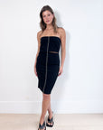 Bassike Strapless Midi Dress
