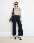 Jacquemus Lucca Ribbed Knit Top
