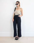 Jacquemus Lucca Ribbed Knit Top