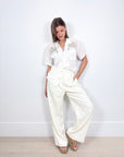 Oroton High Waist Pleat Pant