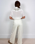 Oroton High Waist Pleat Pant
