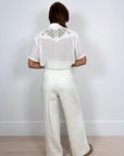 Oroton High Waist Pleat Pant