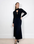Rebecca Vallance Leigh Knit Ribbed Top
