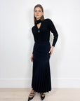 Rebecca Vallance Leigh Knit Ribbed Top