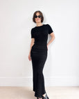Venroy Crochet Knit Maxi Dress