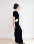 Venroy Crochet Knit Maxi Dress