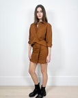 Oroton Drill Overshirt & Skirt Set