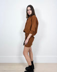 Oroton Drill Overshirt & Skirt Set