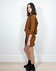 Oroton Drill Overshirt & Skirt Set