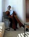 ArtClub Deshi Coat in Burnt Caramel
