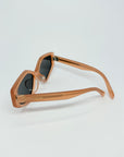 Celine Honey Brown CL4229F Geometric Sunglasses