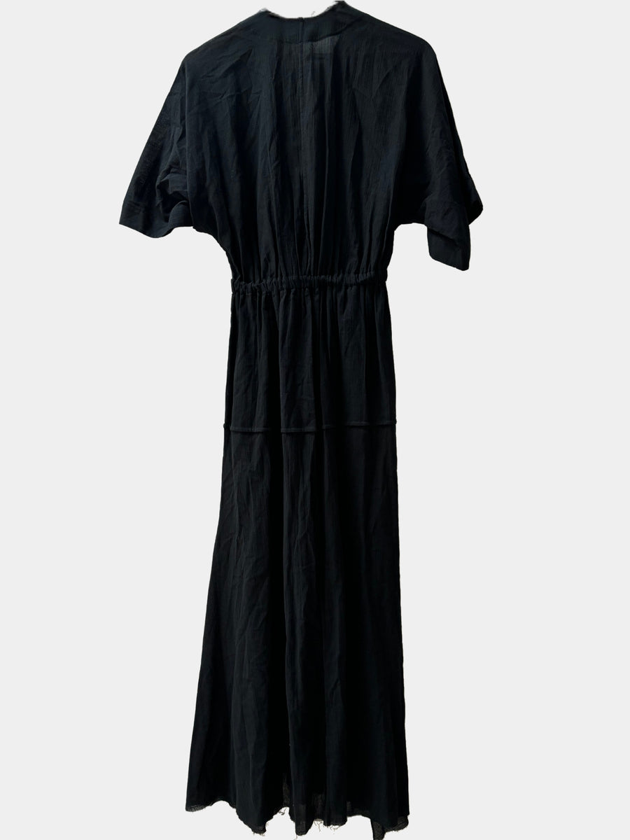 Bassike Gauze Roll Sleeve Dress