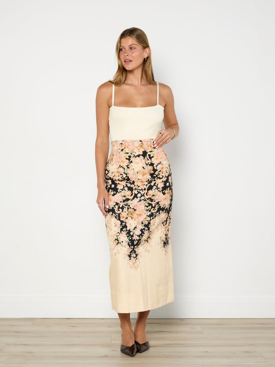 Zimmermann Illustration Pencil Skirt
