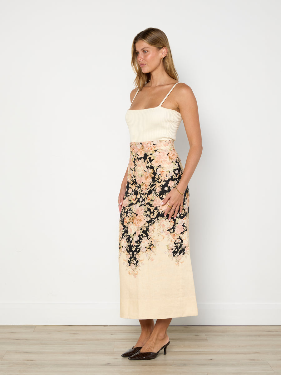 Zimmermann Illustration Pencil Skirt