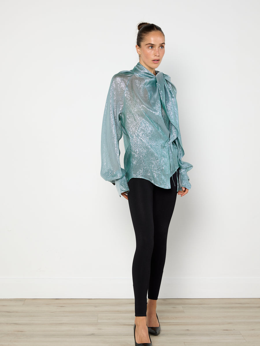 Petar Petrov Double Knot Draped Blouse