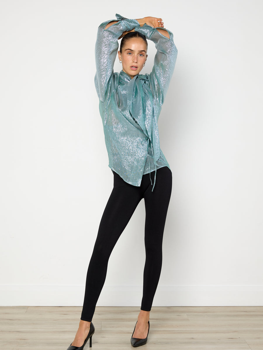 Petar Petrov Double Knot Draped Blouse