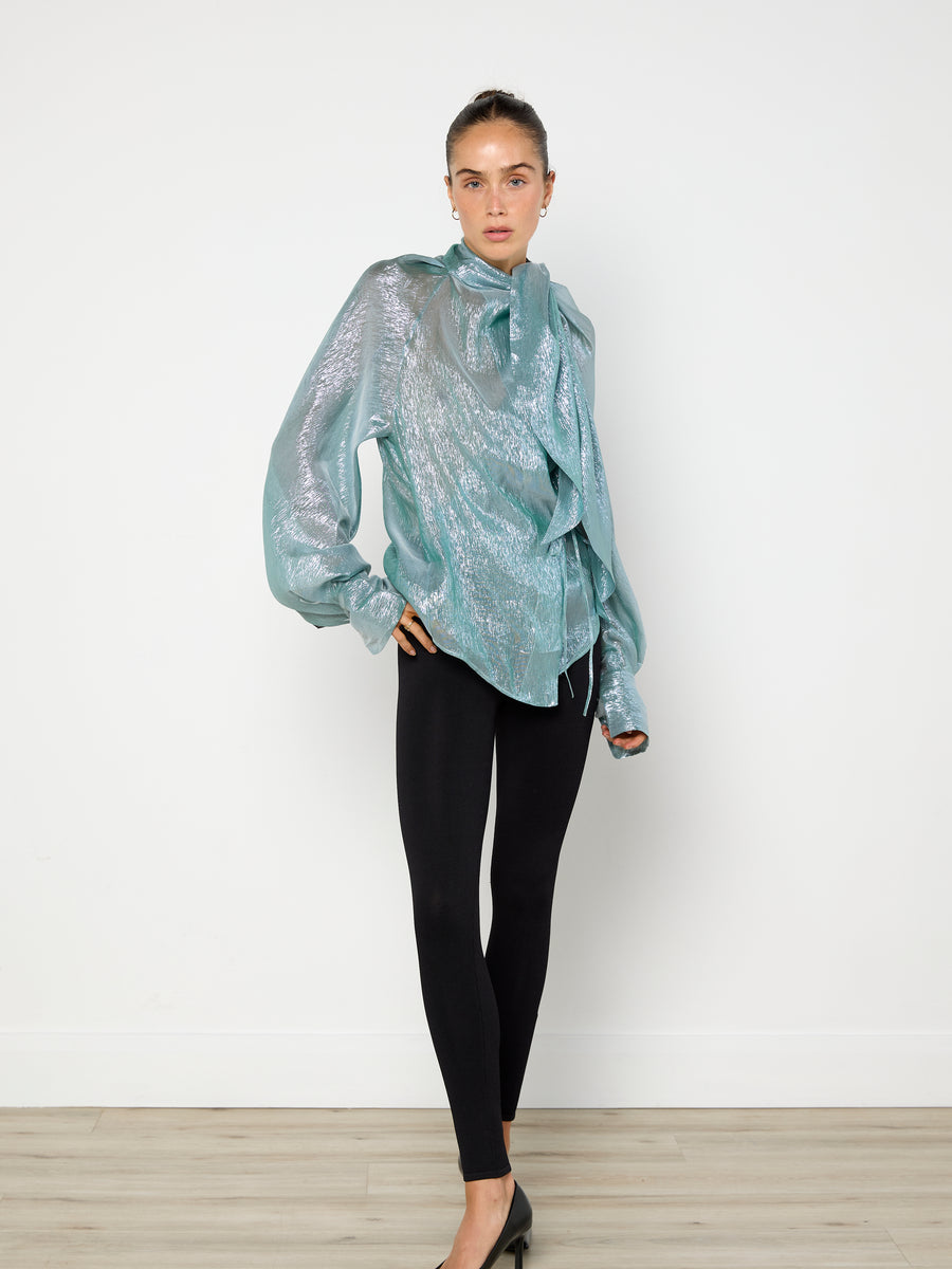 Petar Petrov Double Knot Draped Blouse