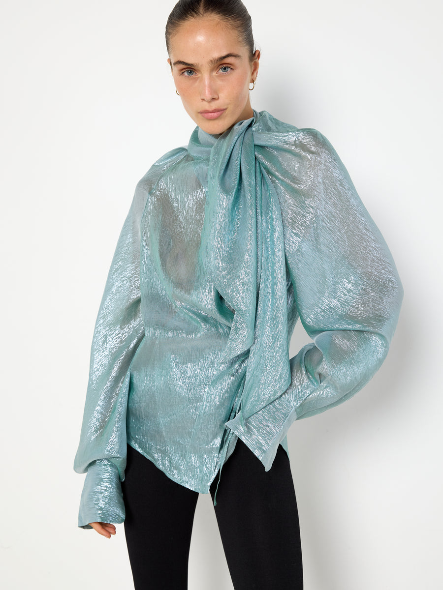 Petar Petrov Double Knot Draped Blouse