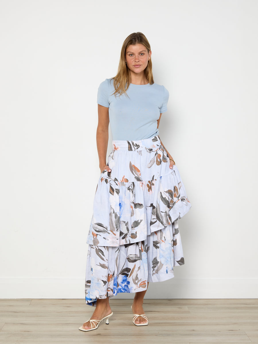 Aje Interlace Midi Skirt