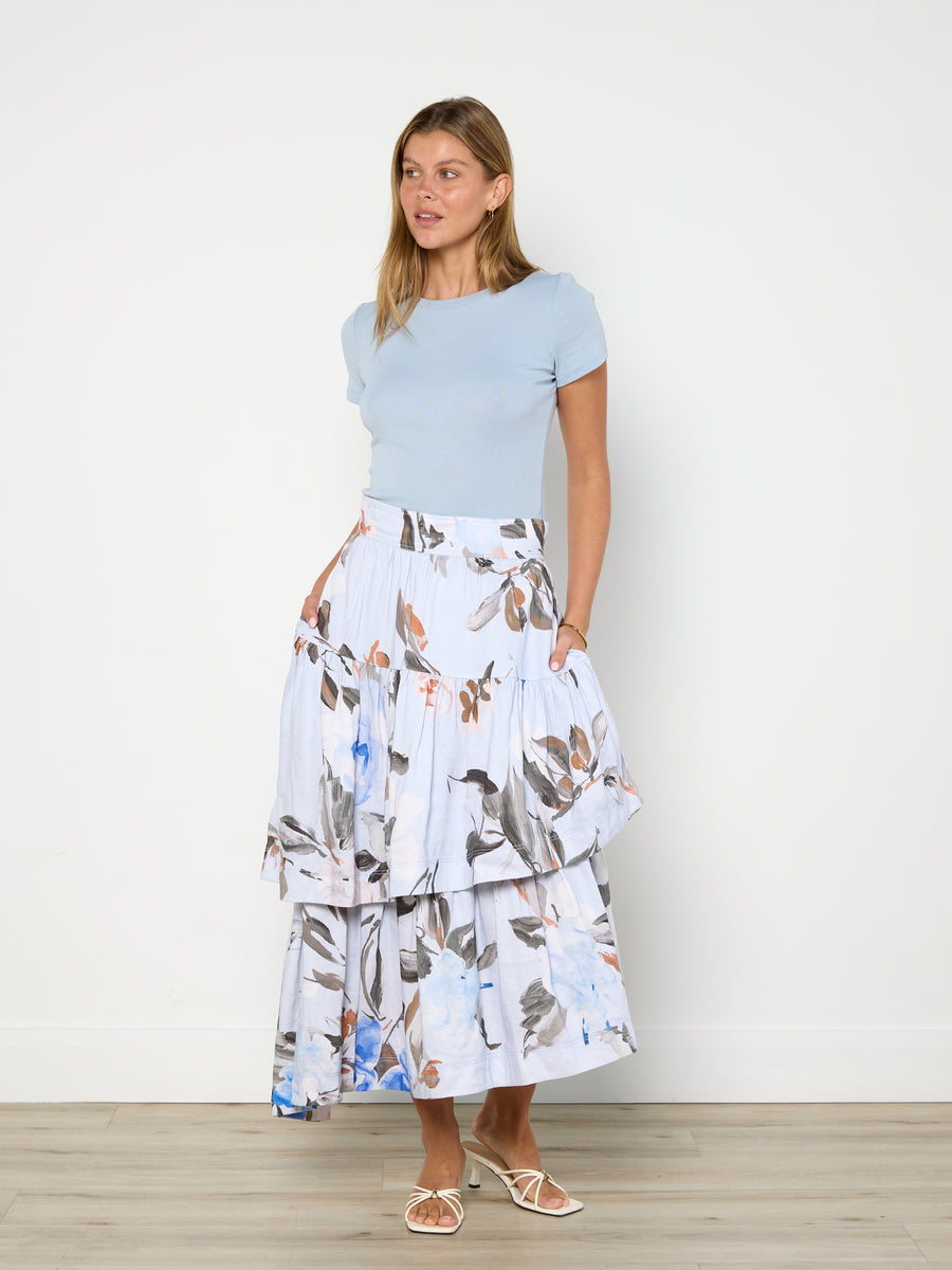 Aje Interlace Midi Skirt