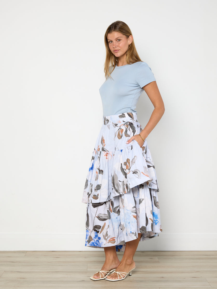Aje Interlace Midi Skirt