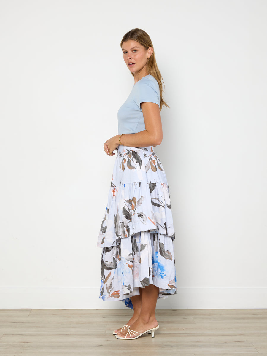 Aje Interlace Midi Skirt
