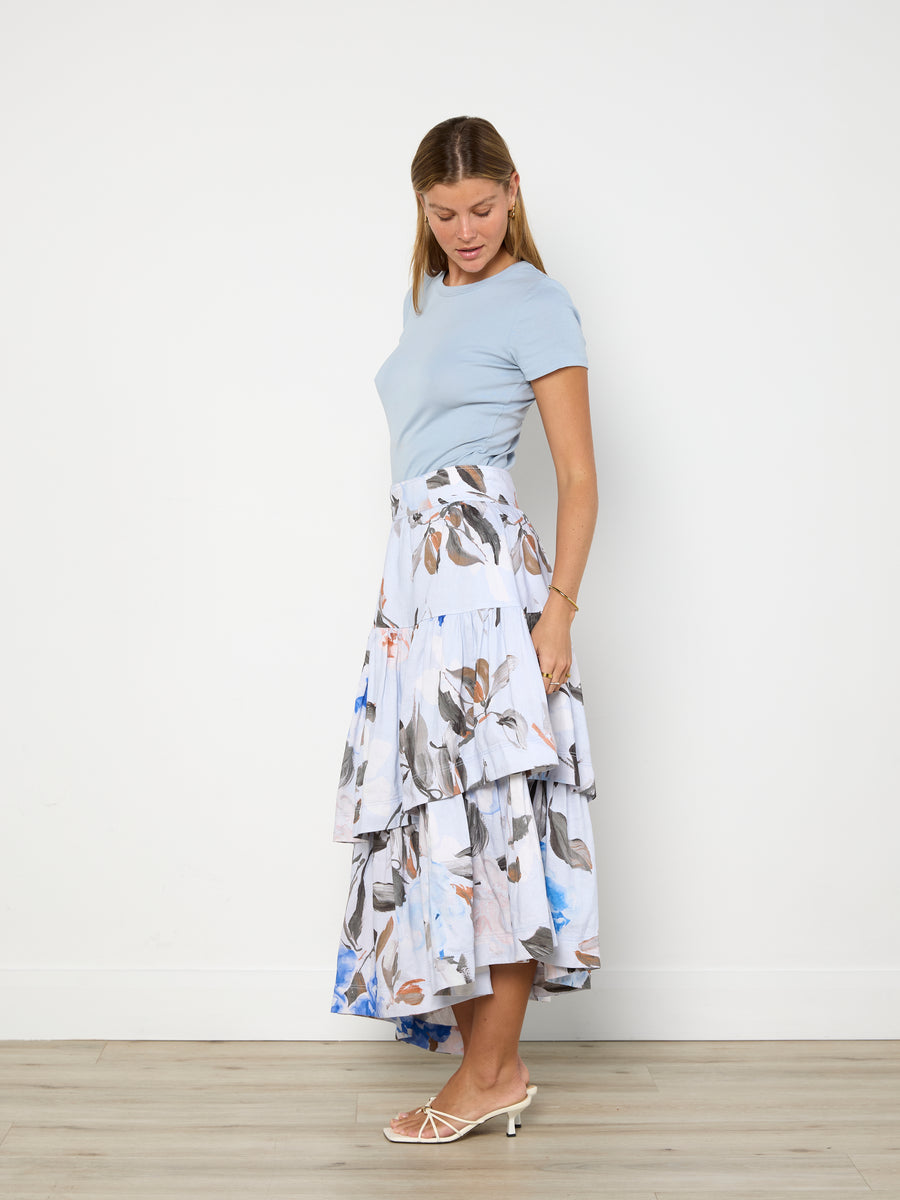 Aje Interlace Midi Skirt