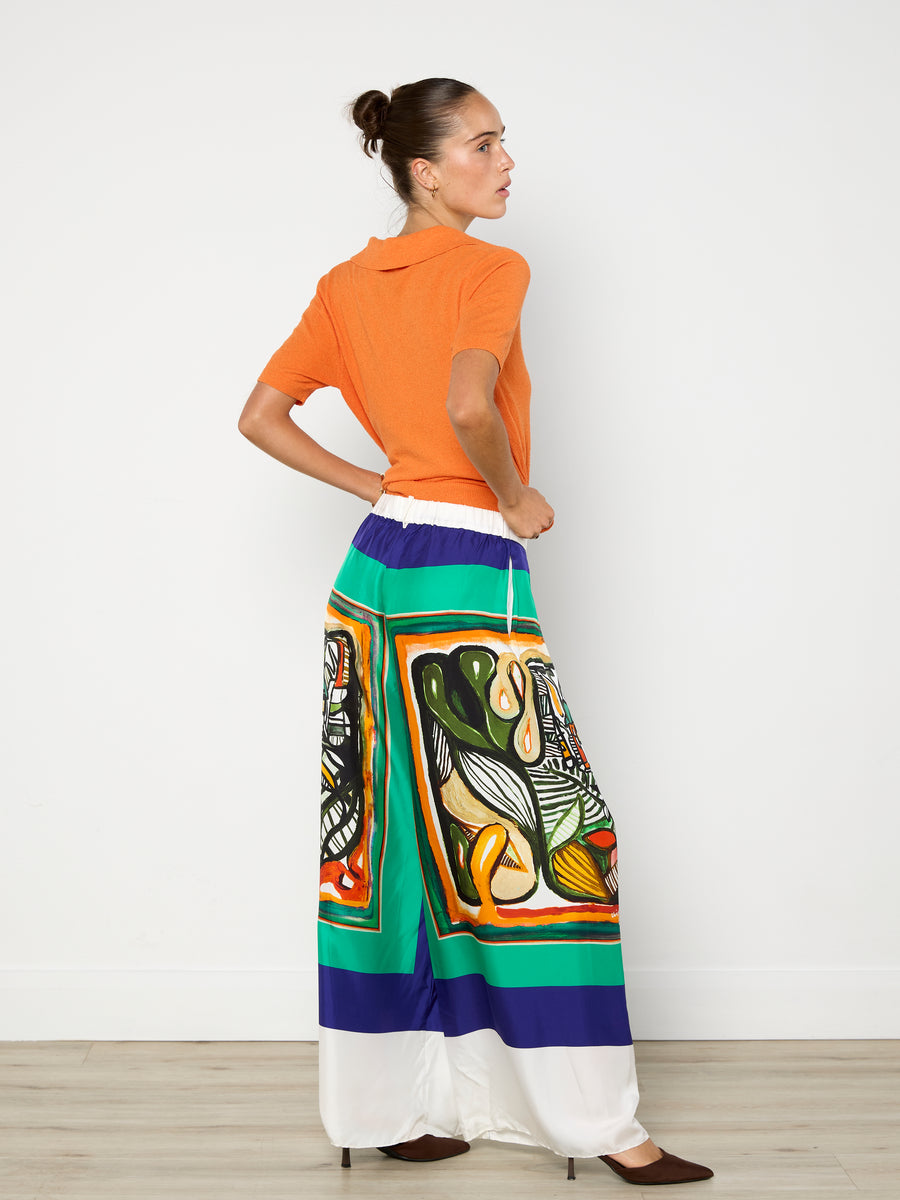 Blanca Orange Lonni Polo
