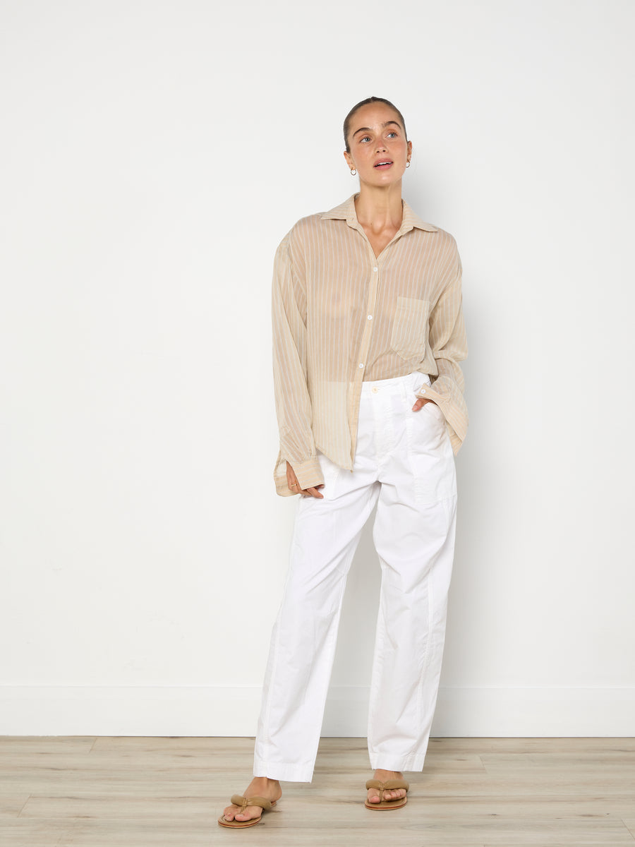Hyde & Stone Bone Striped Shirt